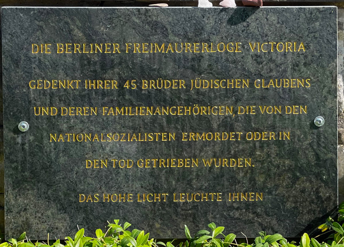 Gedenktafel eingeweiht