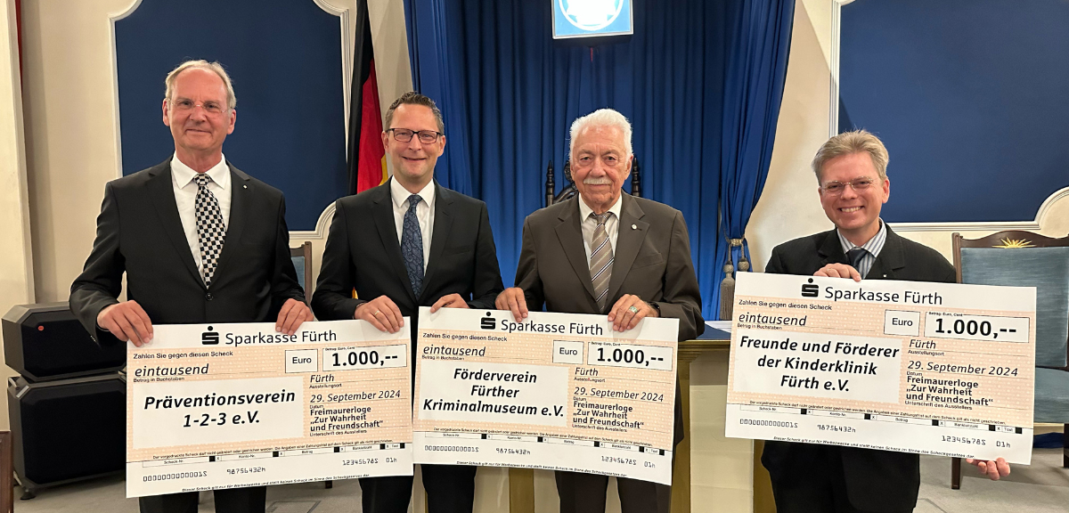 Für vorbildliche Menschlichkeit